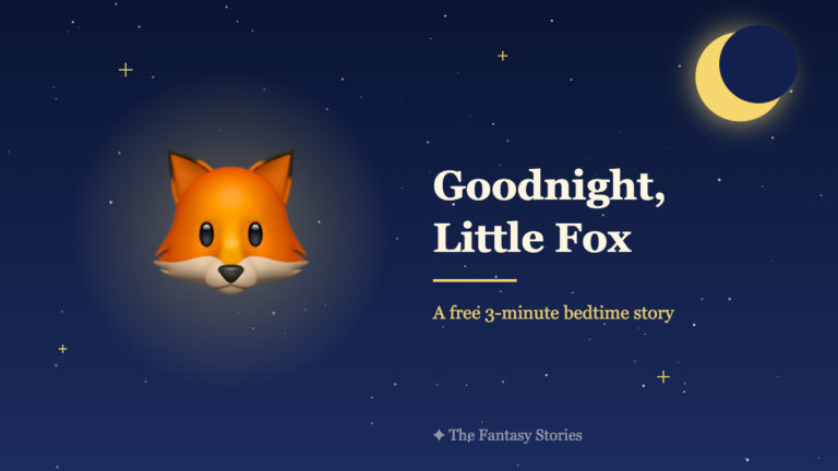 Goodnight, Little Fox โ free bedtime story for kids