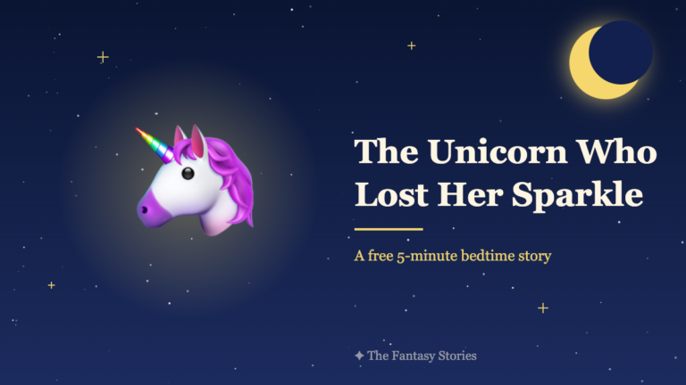 The Unicorn Who Lost Her Sparkle โ free bedtime story for kids