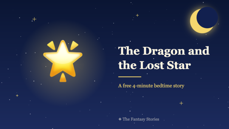 The Dragon and the Lost Star โ free dragon bedtime story for kids