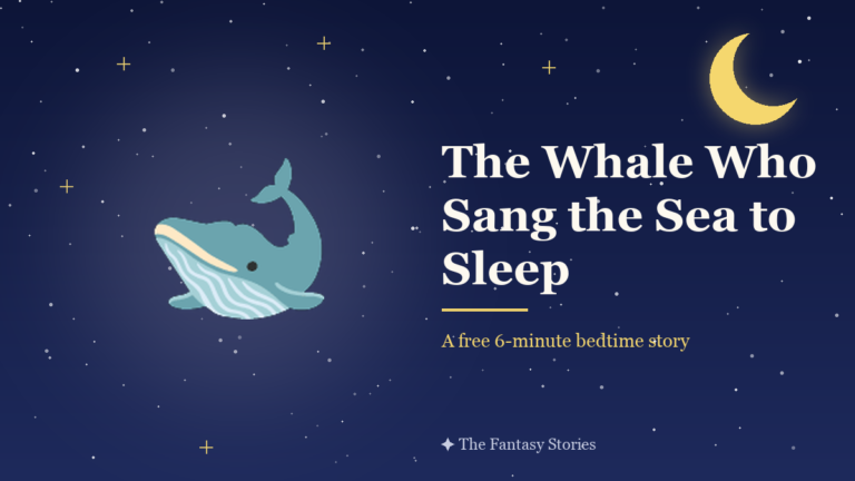The Whale Who Sang the Sea to Sleep — free bedtime story for kids