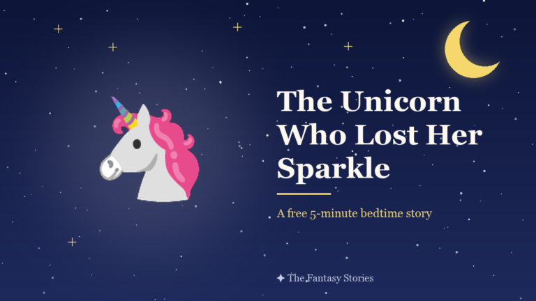 The Unicorn Who Lost Her Sparkle — free bedtime story for kids